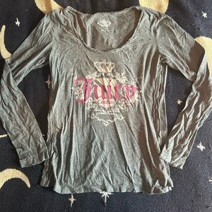 Juicy Couture Women's Olive Long Sleeve Tee